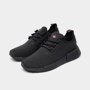 ADIDAS ORIGINALS WOMENS NMD_R1 PRIMEBLUE CORE BLACK / CORE BLACK - SOLAR PINK